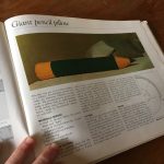 Giant pencil cushion project